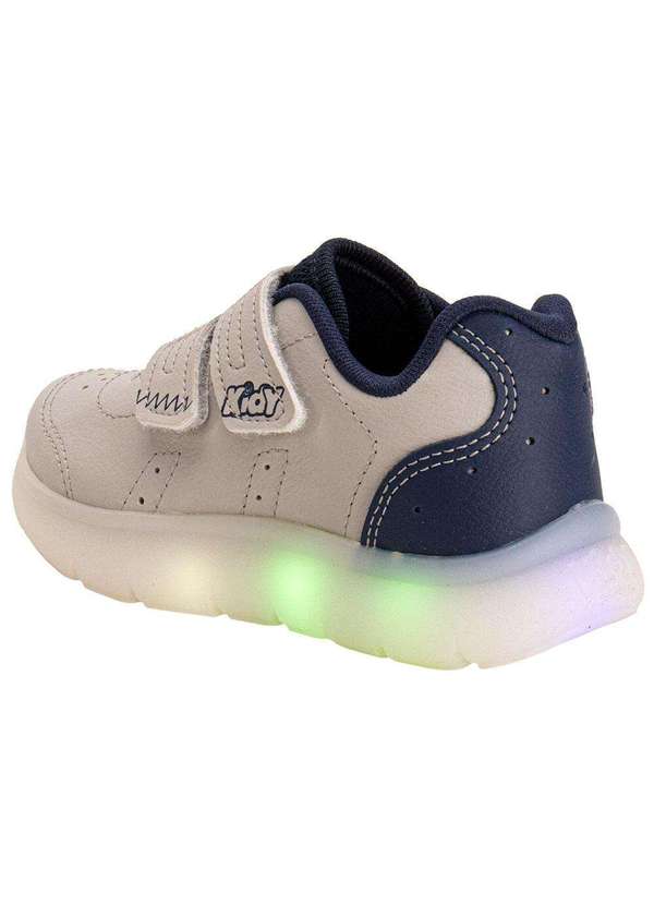 Kidy - Tênis Infantil Flex Ligth Kidy 0200203 Cinza/Azul 3