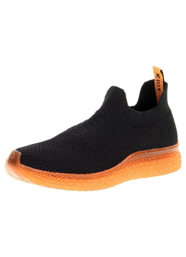 Kidy - Tênis Infantil Illusion-Tec Kidy - 1130007 - Preto/Laranja