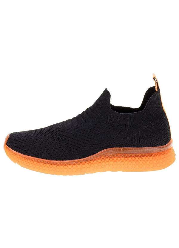 Kidy - Tênis Infantil Illusion-Tec Kidy - 1130007 - Preto/Laranja 2