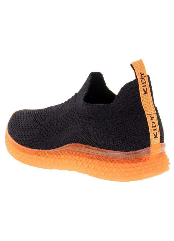 Kidy - Tênis Infantil Illusion-Tec Kidy - 1130007 - Preto/Laranja 3