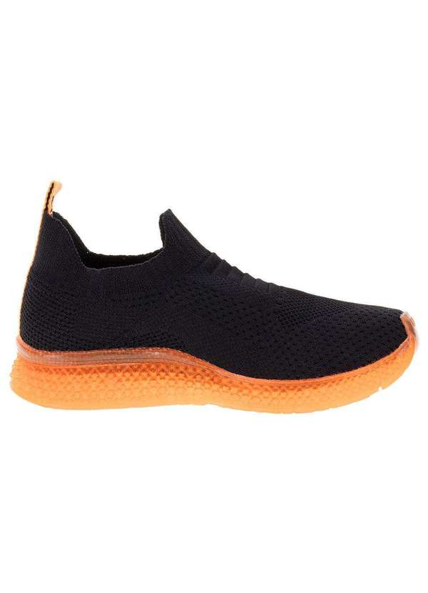Kidy - Tênis Infantil Illusion-Tec Kidy - 1130007 - Preto/Laranja 5