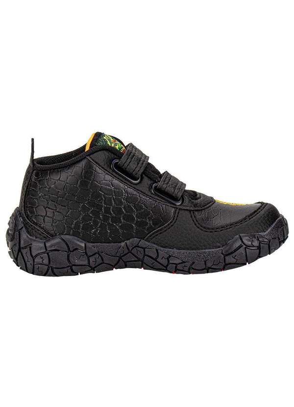 Vissi - Tênis Infantil Led Dino Park Vissi Dr128 - Preto/Laranja 5