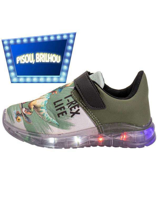 Fuffy - Tênis Infantil Led Fuffy 15722 Verde 2