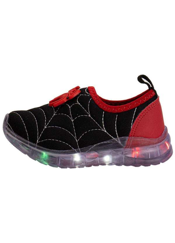 Fuffy - Tênis Infantil Led Fuffy 15722 Preto/Vermelho 2
