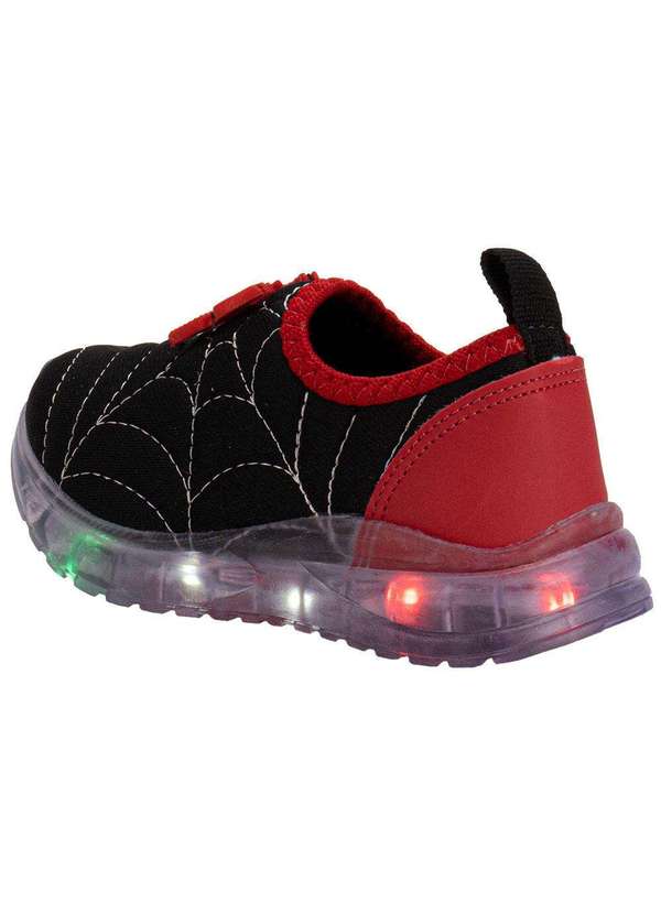 Fuffy - Tênis Infantil Led Fuffy 15722 Preto/Vermelho 3