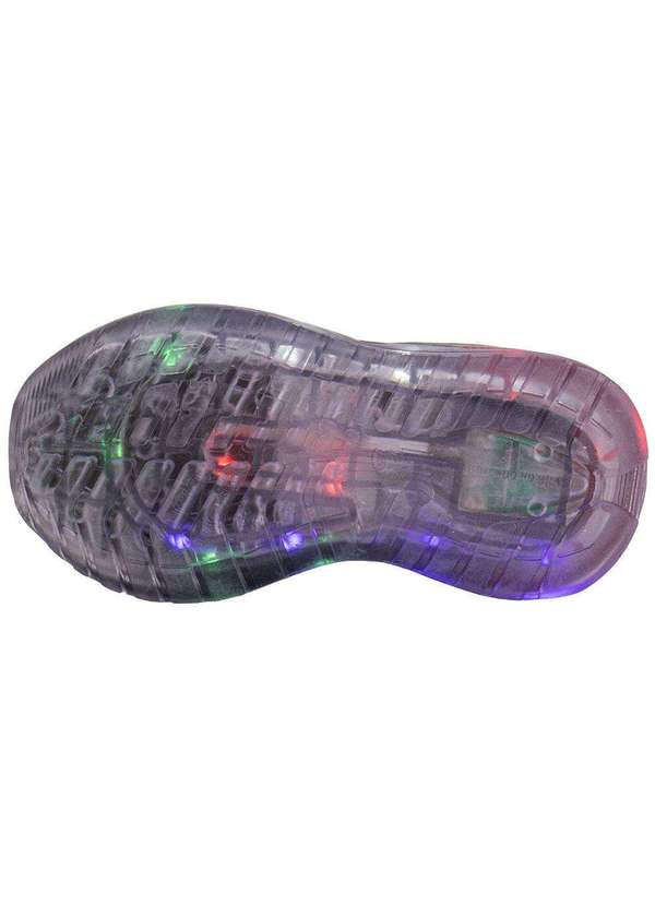 Fuffy - Tênis Infantil Led Fuffy 15722 Preto/Vermelho 4