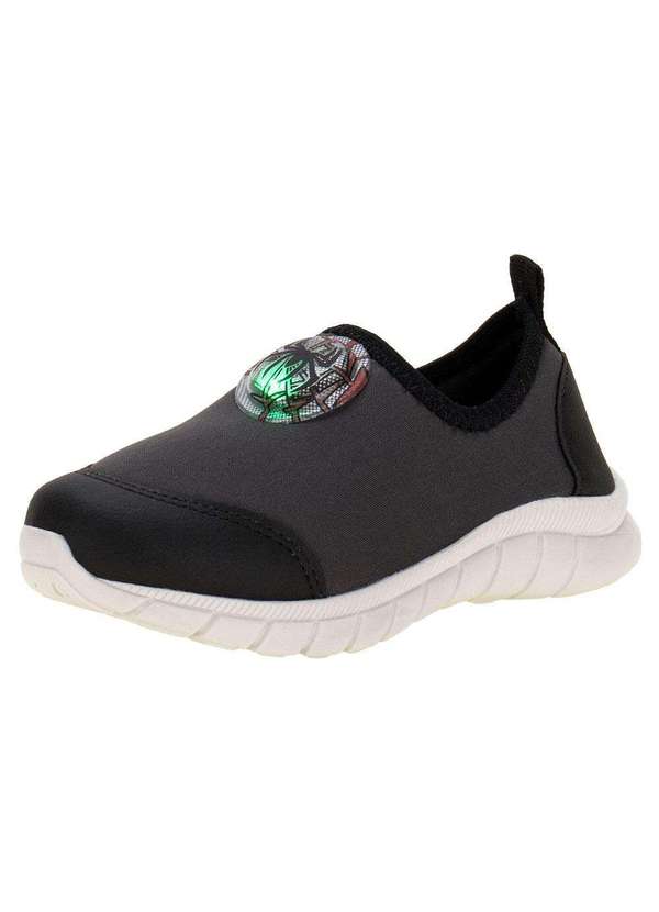 Kids Top - Tênis Infantil Led Kids Top - 0327 - Cinza/Preto