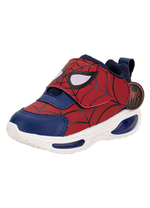 Minipé - Tênis Infantil Led Minipé 2516v - Azul/Vermelho