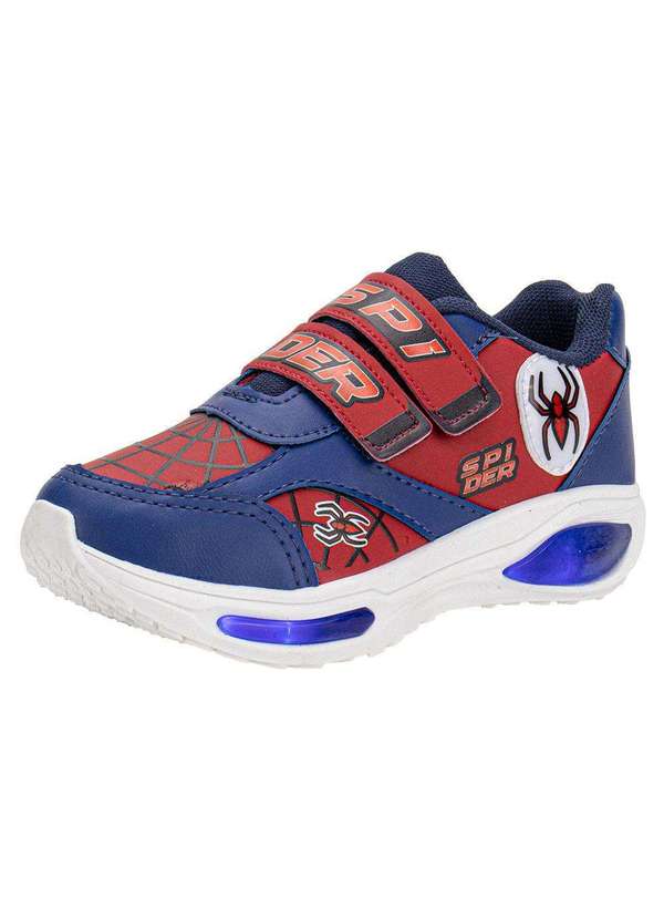 Minipé - Tênis Infantil Led Minipé Mp2537 - Azul/Vermelho 1