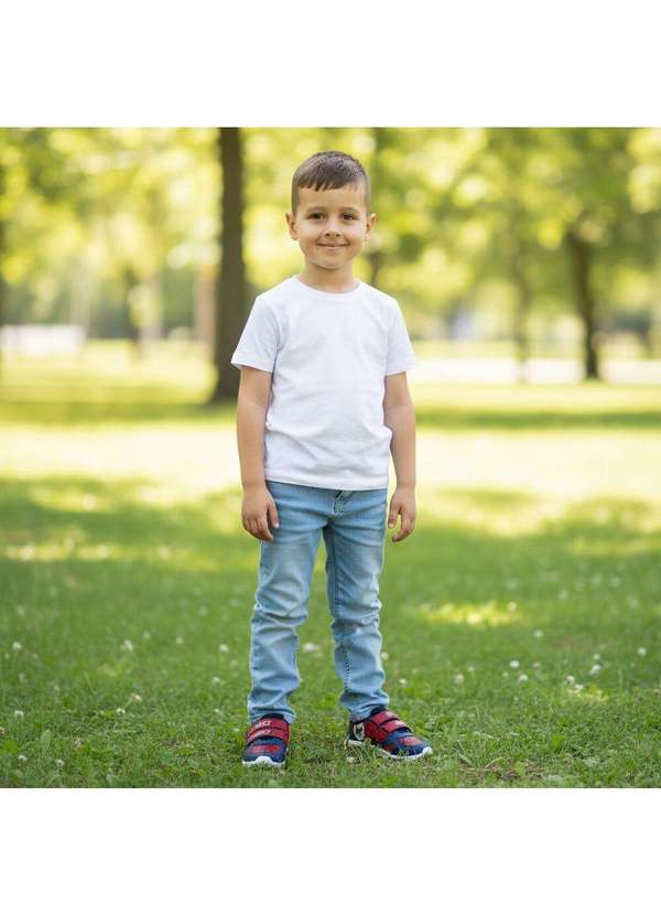 Minipé - Tênis Infantil Led Minipé Mp2537 Azul/Vermelho 02 2