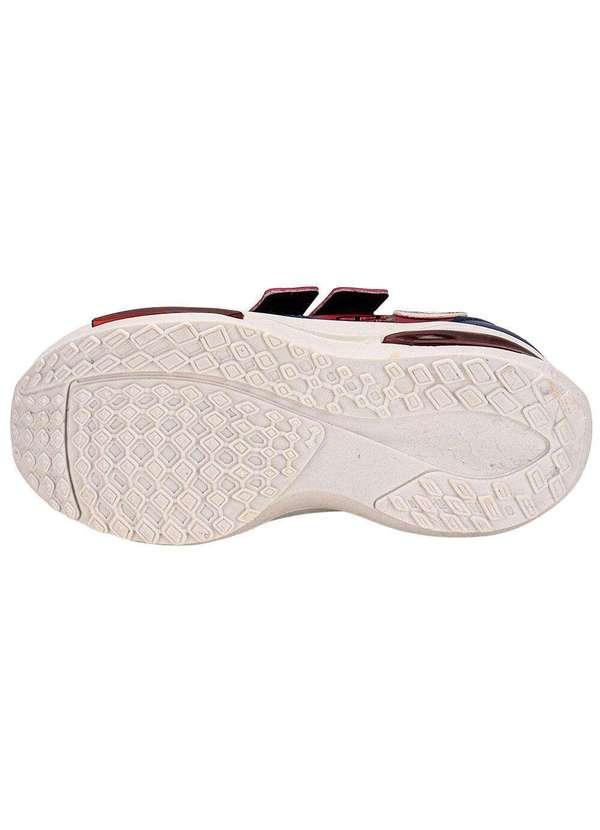 Minipé - Tênis Infantil Led Minipé Mp2537 Azul/Vermelho 02 4