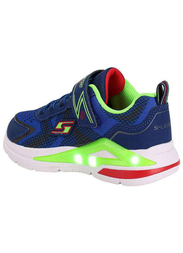 Skechers - Tênis Infantil Lights: Tri-Namics 2.0 Skechers 401660 - Azul/Verde 3