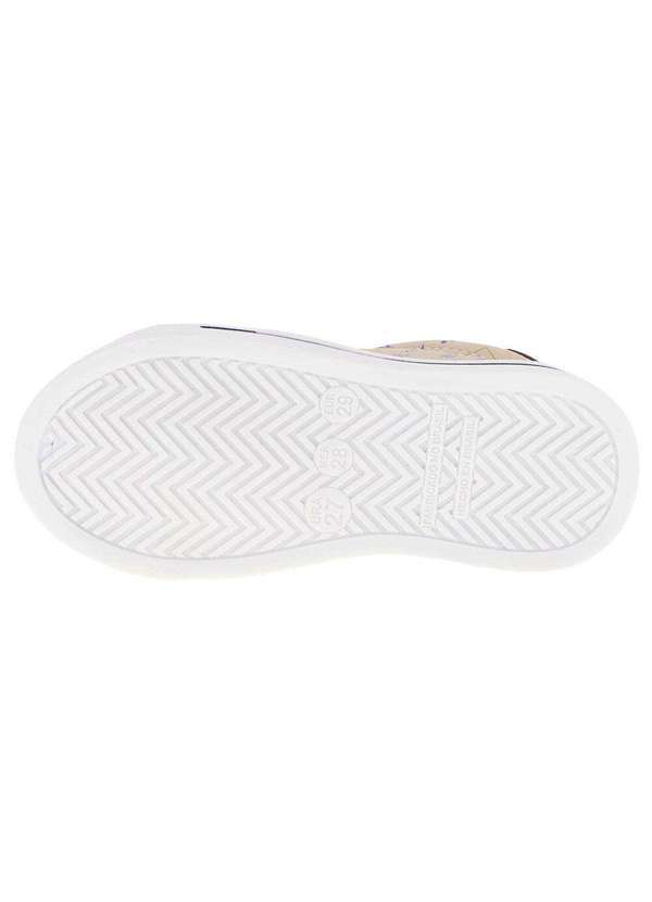 Lindo Jú - Tênis Infantil Lindo Jú - 15522 - Bege/Azul 01 4