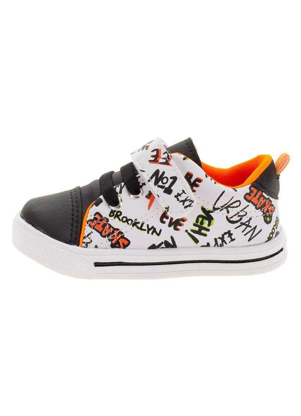 Lindo Jú - Tênis Infantil Lindo Jú - 15522 - Preto/Branco 01 2