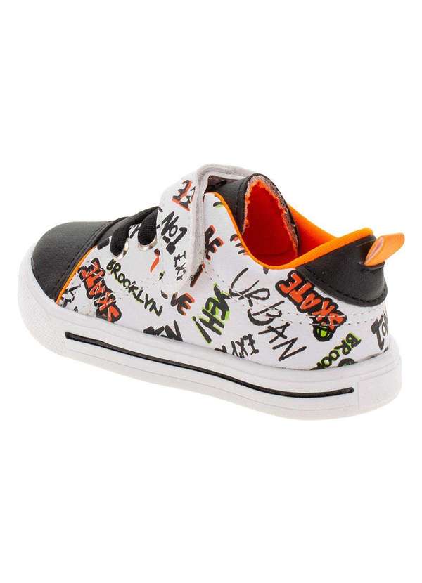 Lindo Jú - Tênis Infantil Lindo Jú - 15522 - Preto/Branco 01 3