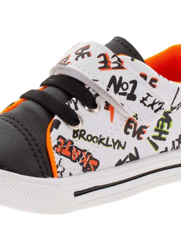 Lindo Jú - Tênis Infantil Lindo Jú - 15522 - Preto/Branco 01 5