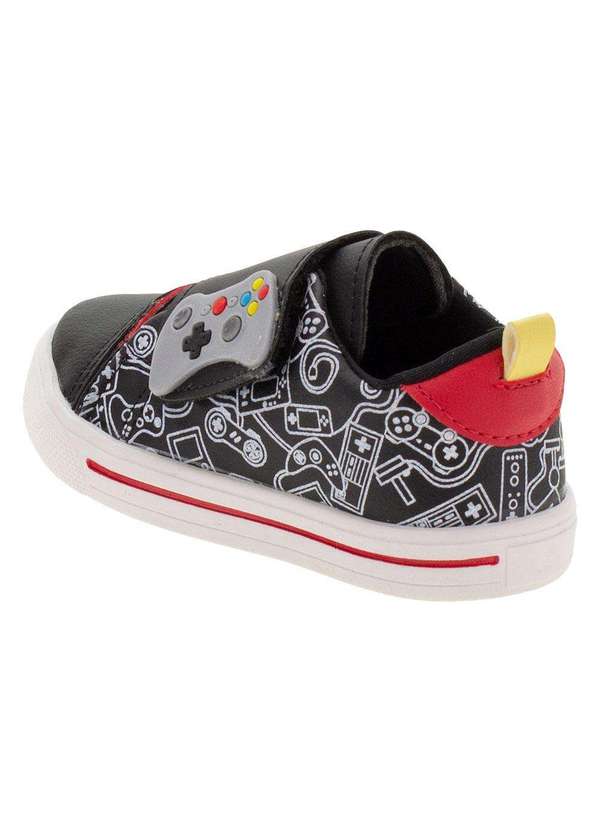 Lindo Jú - Tênis Infantil Lindo Jú - 15522 - Preto/Cinza 3