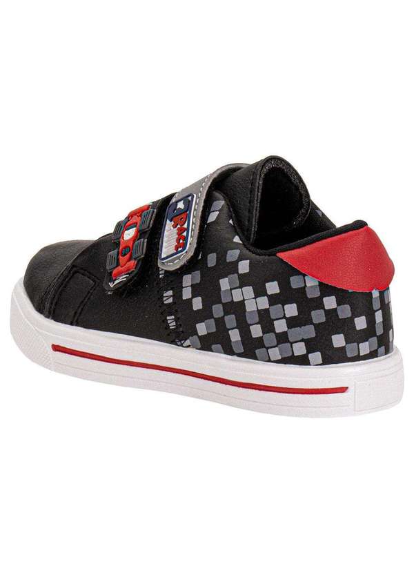Lindo Jú - Tênis Infantil Lindo Jú - 15522 - Preto/Vermelho 3