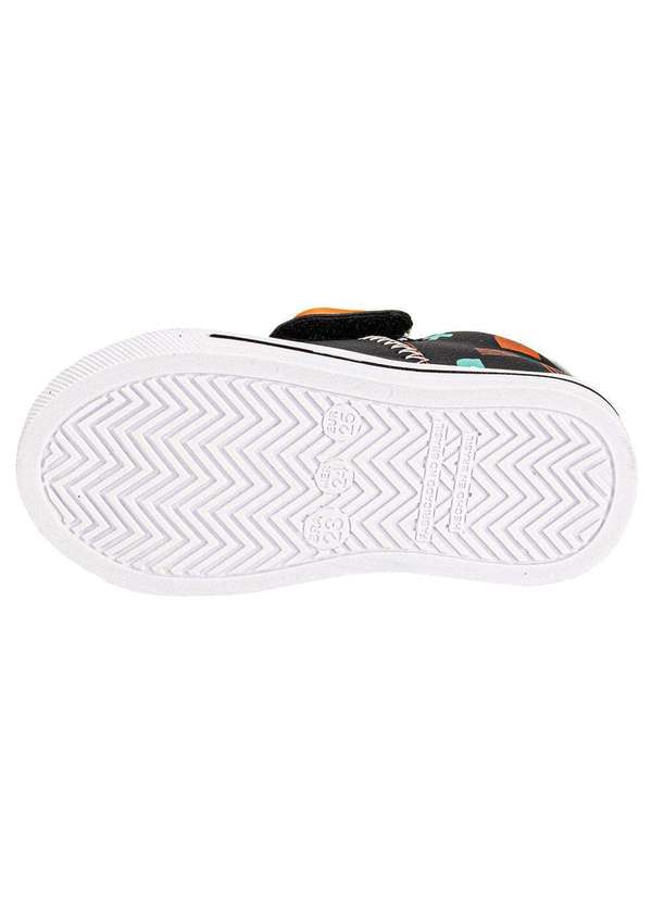 Lindo Jú - Tênis Infantil Lindo Jú - 15522 - Preto/Laranja 4