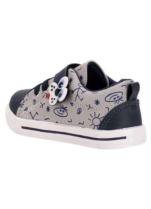Lindo Jú - Tênis Infantil Lindo Jú - 15522 - Azul/Cinza 3