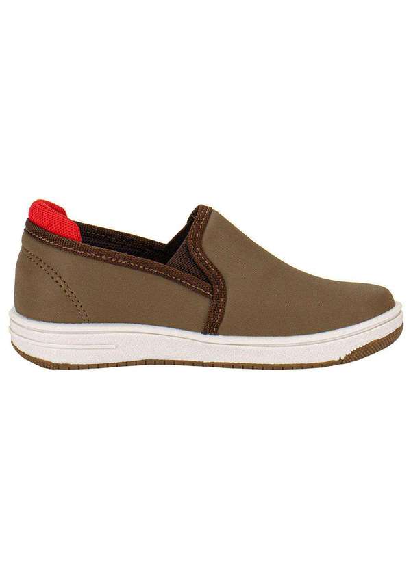 Funway - Tênis Infantil Masculico Slip On Funway Ffcg004 - Oliva 5