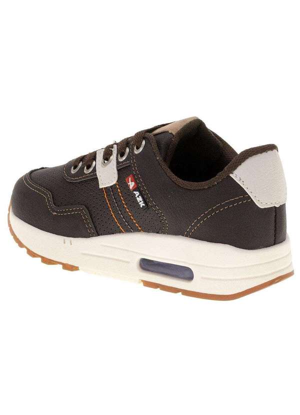 Azk - Tênis Infantil Masculino Azk - A243 - Café 01 3