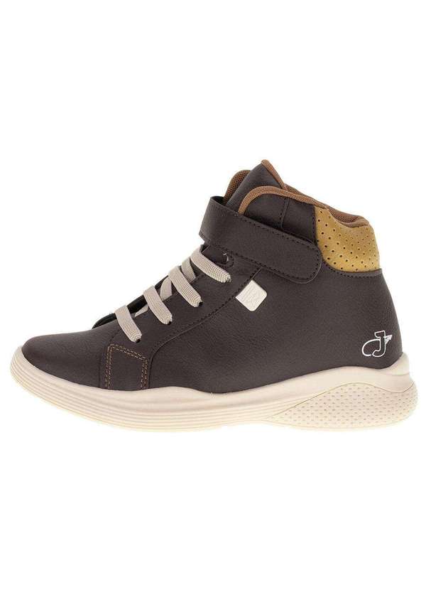 Jet Kids - Tênis Infantil Masculino Cano Alto Jet Kids - 40034 - Café 2