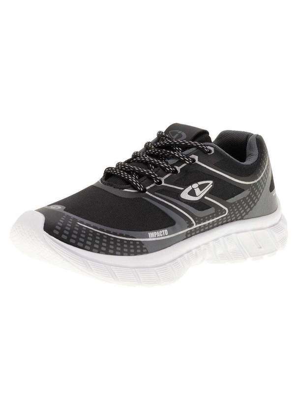 Impacto - Tênis Infantil Masculino Impacto - 870jg - Preto/Cinza