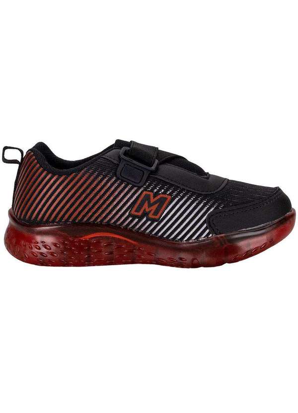 Minipé - Tênis Infantil Masculino Led Minipé - Mp2304 - Preto/Vermelho 5