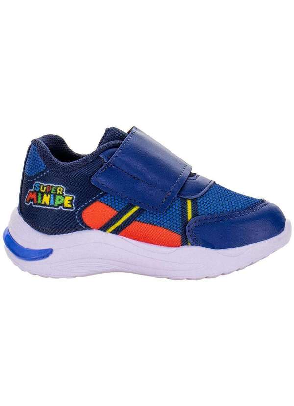 Minipé - Tênis Infantil Masculino Led Minipé - Mp2327 - Azul/Vermelho 5