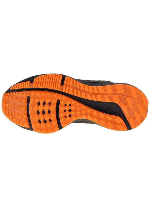 Ykes - Tênis Infantil Masculino Pegasus Ykes - 0200 - Preto/Laranja 4