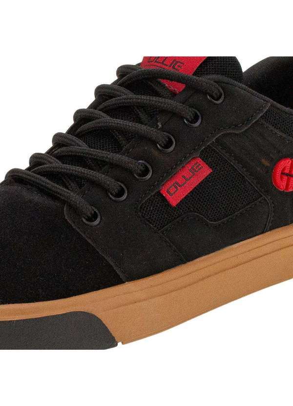 Ollie - Tênis Infantil Masculino Plazza Ollie - 400 - Preto/Vermelho 5