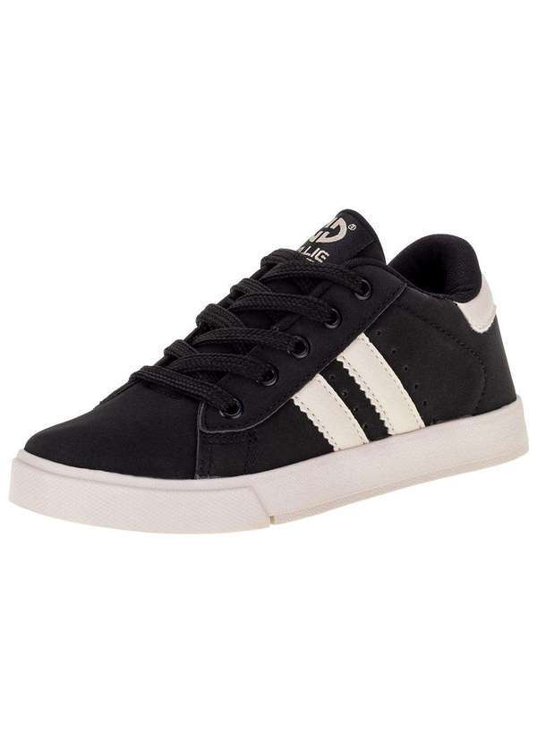 Ollie - Tênis Infantil Masculino Stan Ollie - 601 - Preto/Bege