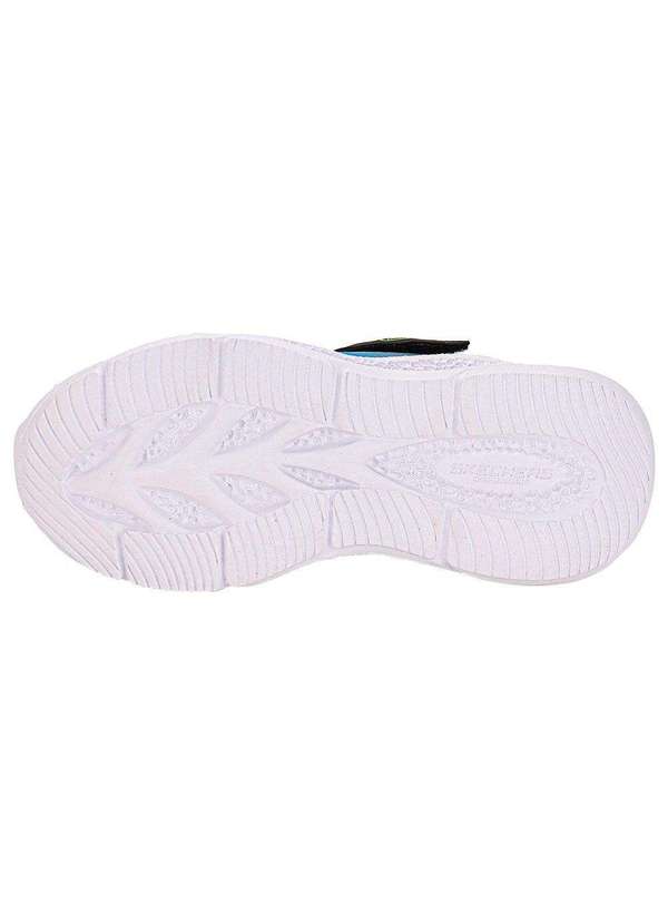 Skechers - Tênis Infantil Meteor Ligths Krendox Skechers 401495l - Preto/Azul 4