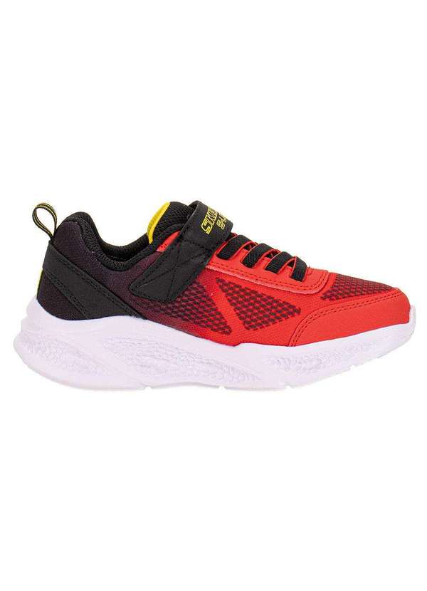 Skechers - Tênis Infantil Meteor Ligths Krendox Skechers 401495l - Preto/Vermelho 5