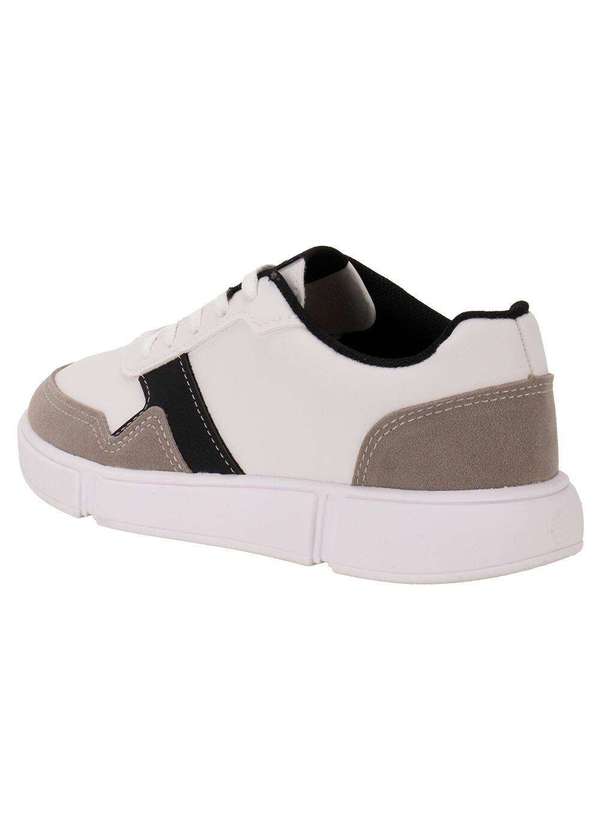 Molekinho - Tênis Infantil Molekinho 2838123 - Branco/Cinza 3