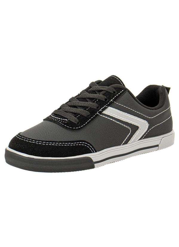 Molekinho - Tênis Infantil Molekinho 2842216 - Preto/Cinza