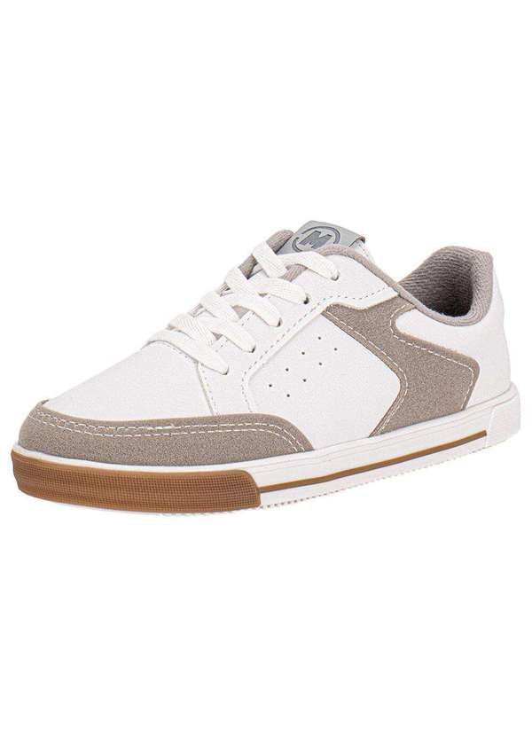 Molekinho - Tênis Infantil Molekinho 2842221 - Branco/Cinza