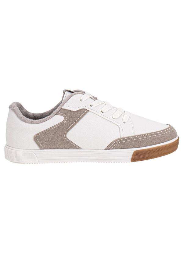 Molekinho - Tênis Infantil Molekinho 2842221 - Branco/Cinza 5