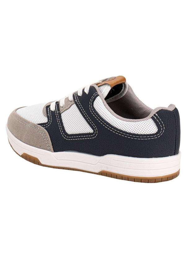 Molekinho - Tênis Infantil Molekinho 2852117 Branco/Marinho 3