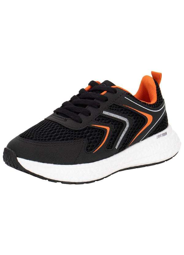 Molekinho - Tênis Infantil Molekinho 2866103 Preto/Laranja 1