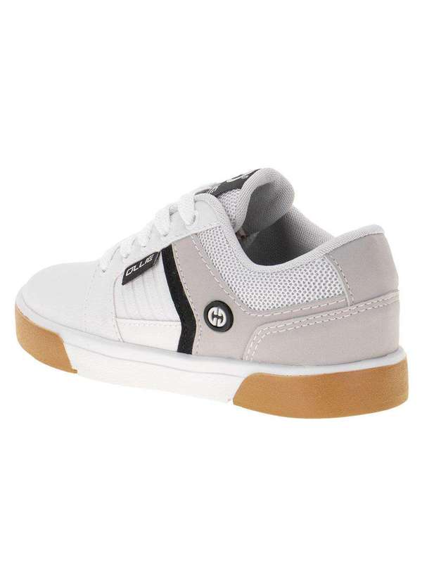 Ollie - Tênis Infantil Monster Ollie 418 - Branco/Cinza 3