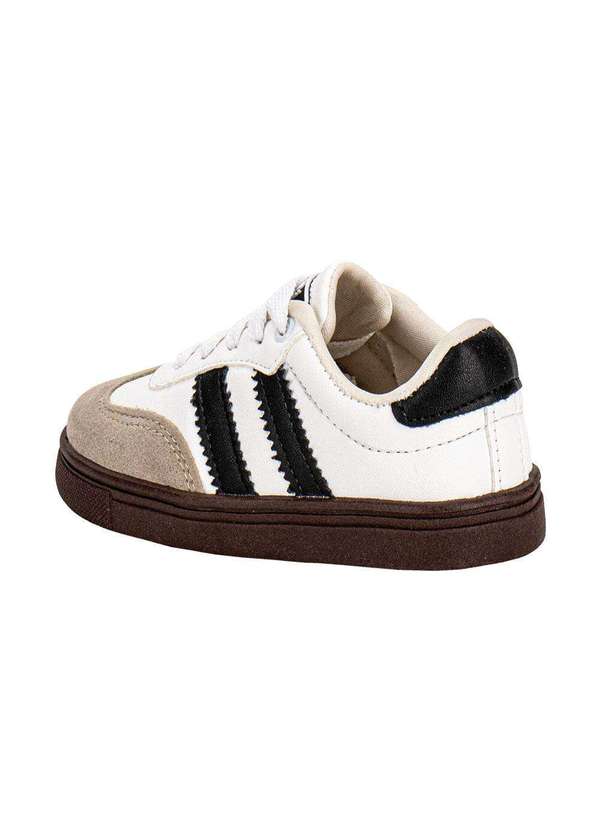 Nilqi - Tênis Infantil Nilqi 2281 Branco/Preto 3