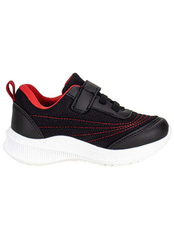 Nilqi - Tênis Infantil Nilqi 23301 Preto/Vermelho 5