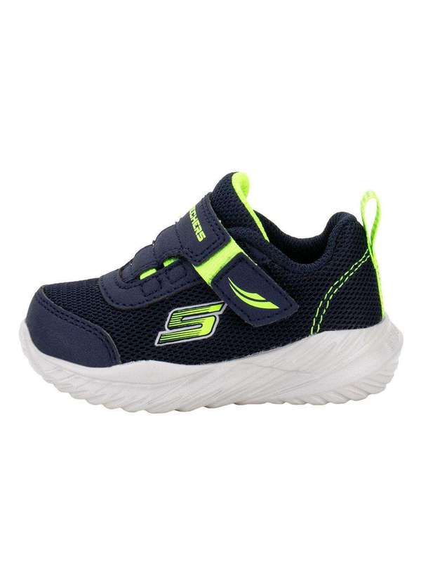 Skechers - Tênis Infantil Nitro Sprint Swift Buddies Skechers 407313n - Marinho 2