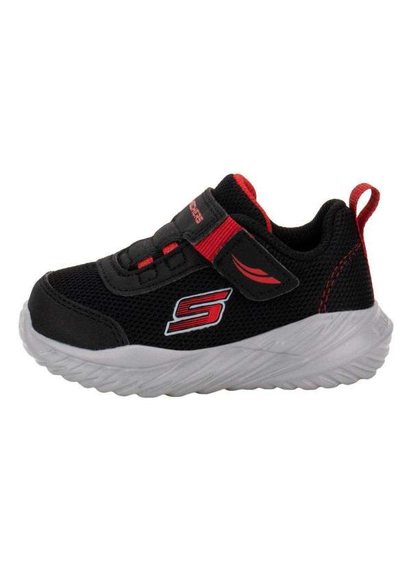 Skechers - Tênis Infantil Nitro Sprint Swift Buddies Skechers 407313n - Preto/Vermelho 2