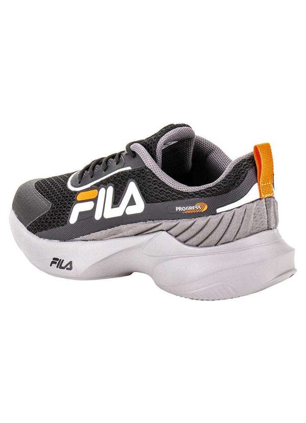 Fila - Tênis Infantil Progress Fila F04k00017 - Preto/Cinza 3