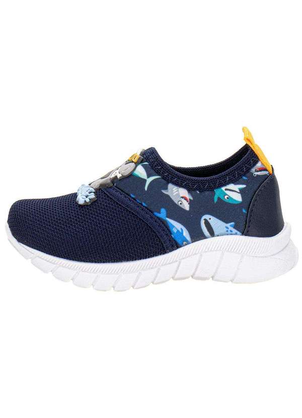 Kids Top - Tênis Infantil Slip On Kids Top - 335 Azul/Laranja 2