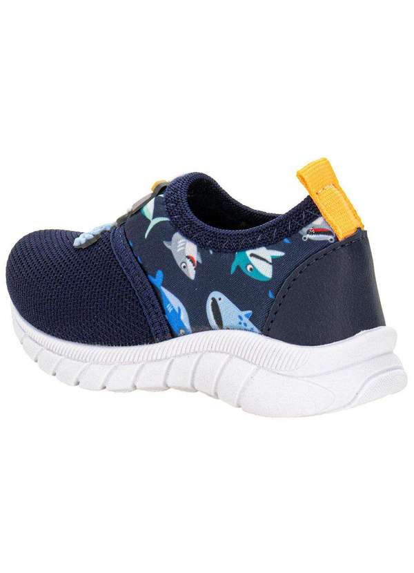 Kids Top - Tênis Infantil Slip On Kids Top - 335 Azul/Laranja 3