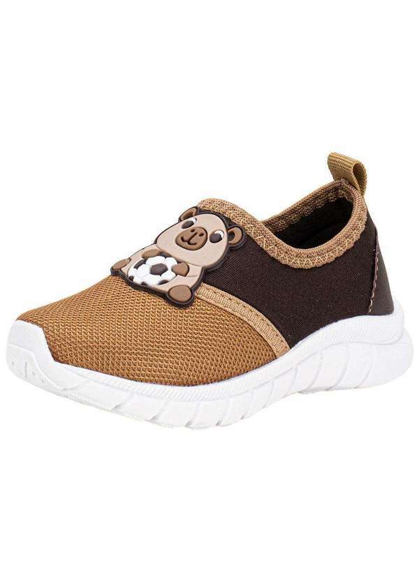 Kids Top - Tênis Infantil Slip On Kids Top 380/434 Café